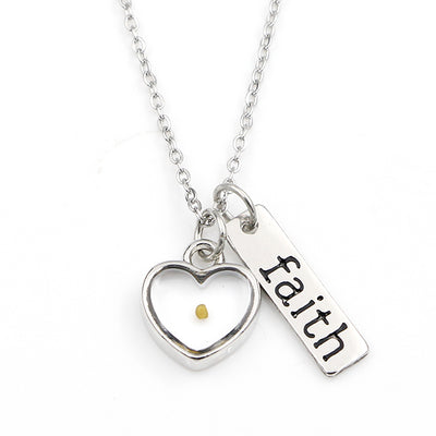 The Seed of Faith Mustard Seed tainless steel necklace