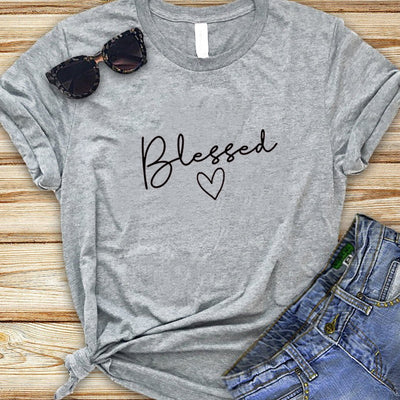 Blessed Womens Summer Short Sleeve T-Shirt